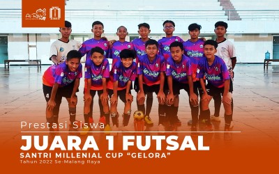 JUARA 1 FUTSAL SANTRI MILLENIAL CUP 