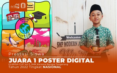 JUARA 1 LOMBA POSTER DIGITAL TINGKAT NASIONAL