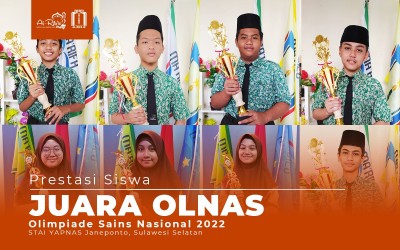 JUARA OLIMPIADE SAINS NASIONAL (OLNAS) TAHUN 2022