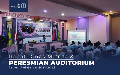 RAPAT DINAS DAN PERESMIAN AUDITORIUM MA'RIFA