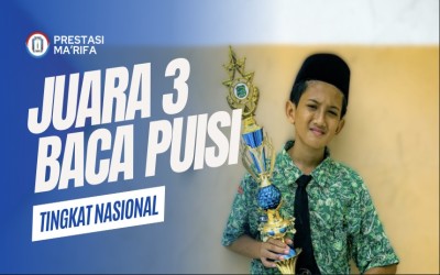 Aris Muhammad Nizam, Siswa SMP Modern Al-Rifa’ie, Raih Prestasi Nasional Lewat Puisi “Surat dari Ibu”